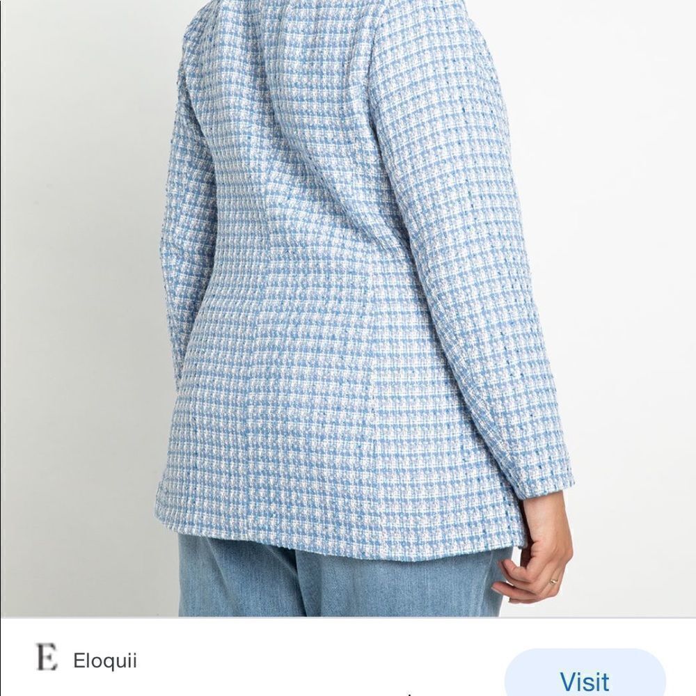 Eloquii Tweed Blazer - Picture 3 of 8